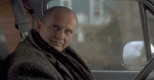 An exasperated man saying, "No. Tomorrow, egghead. NOW!"