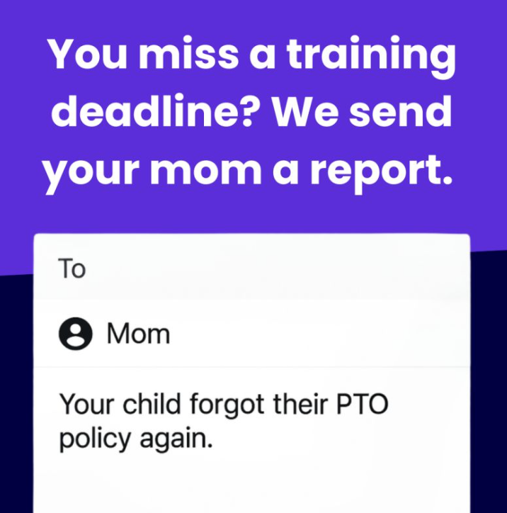 Did you miss a training deadline?