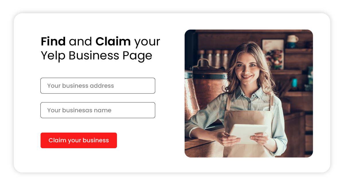 Activate your business page so you can start getting Yelp reviews!