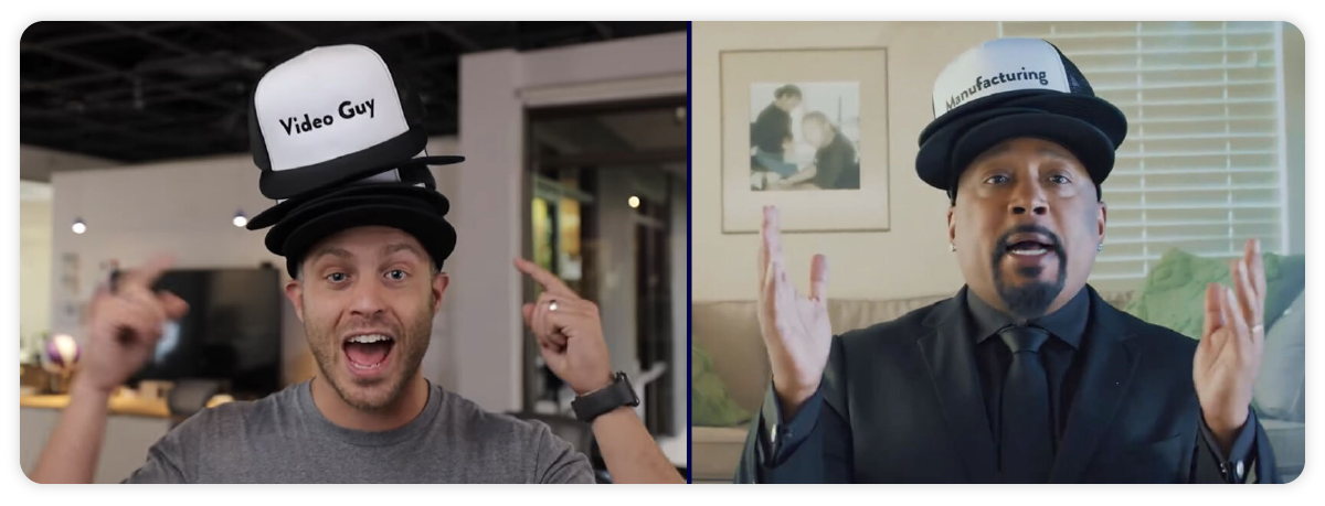 The OG Trainual hats version vs. the new one