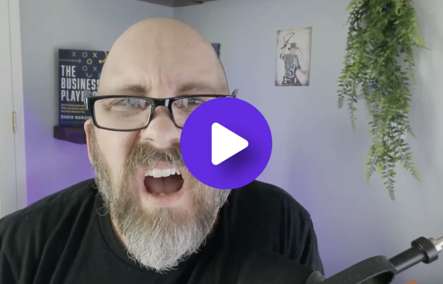 Shawn squinting at 4-point font.