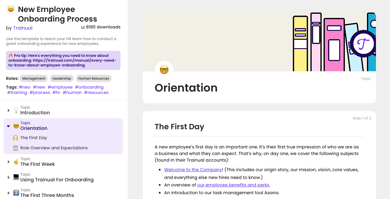 This week’s must-reads: A template for a consistent new hire onboarding process. Preparing for your newest employee: Gen Z. How to make your training content easy to find. And the power of personal accountability for growth.  STARTER PACK Template of the week: New Employee Onboarding Process